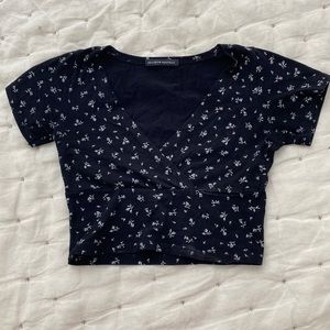 Flower Brandy Melville crop top